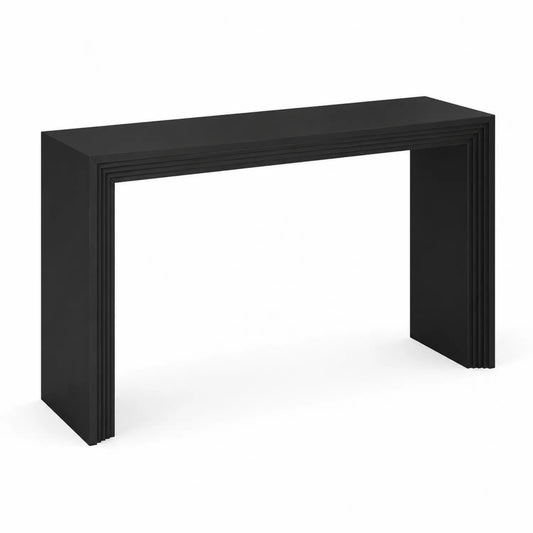 Schwarzer MDF Konsolentisch 120x35x75cm